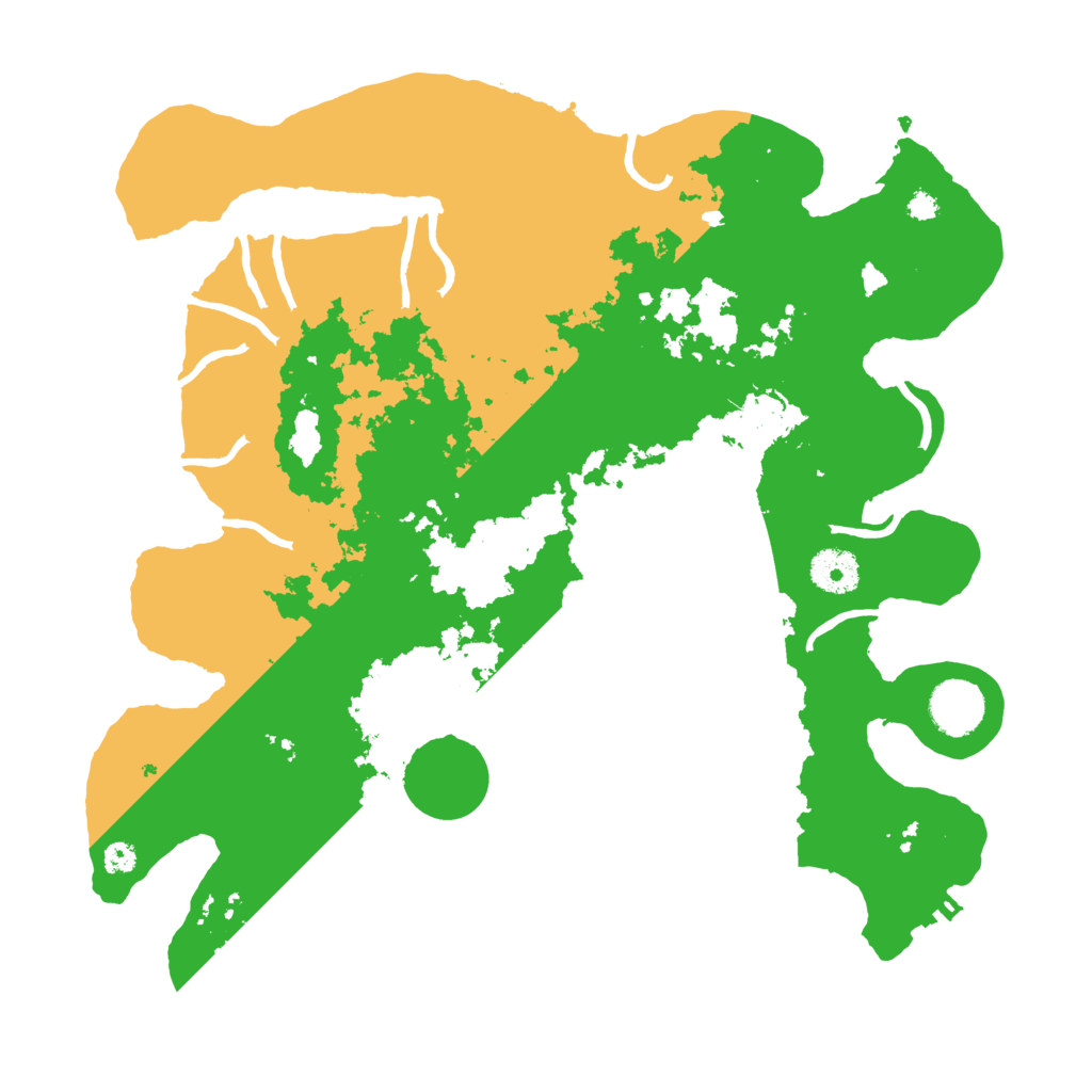 Biome Rust Map: Procedural Map, Size: 3500, Seed: 268733370