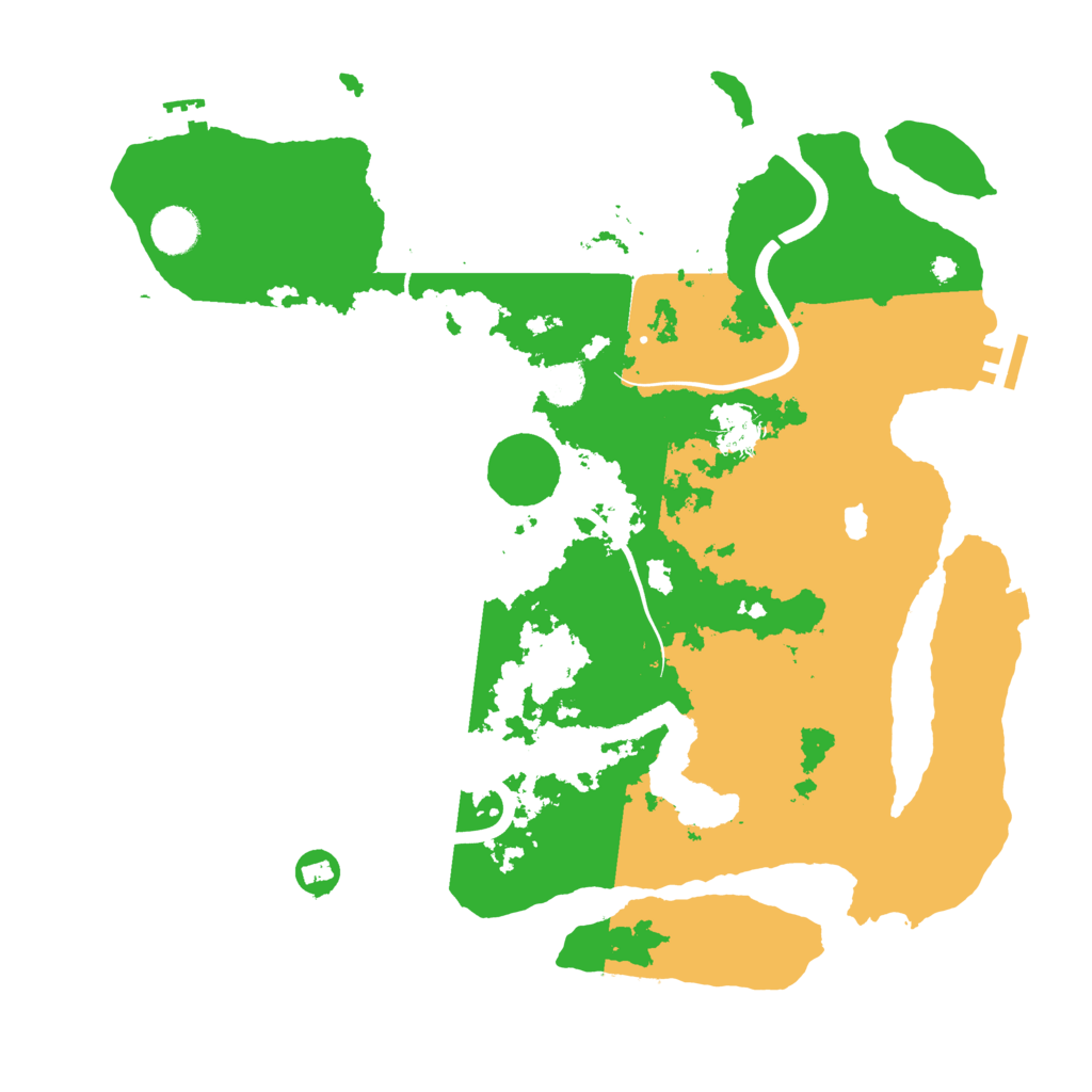 Biome Rust Map: Procedural Map, Size: 4000, Seed: 582688606