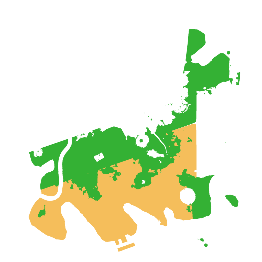 Biome Rust Map: Procedural Map, Size: 3000, Seed: 18439
