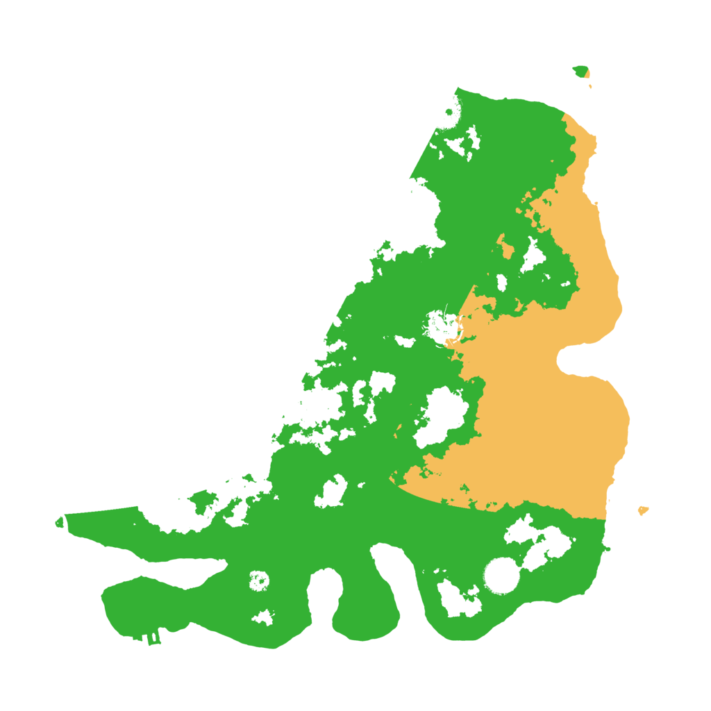 Biome Rust Map: Procedural Map, Size: 3500, Seed: 1584787432