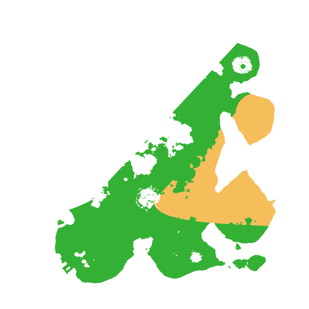 Biome Rust Map: Procedural Map, Size: 2500, Seed: 28428