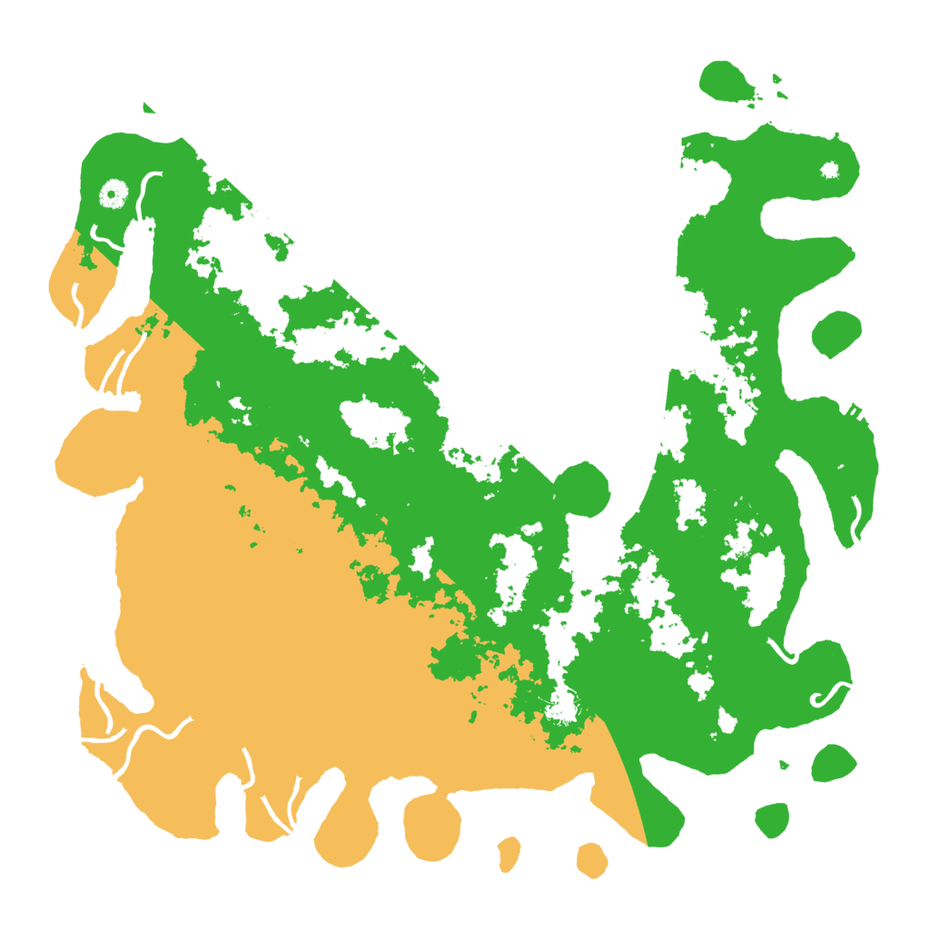 Biome Rust Map: Procedural Map, Size: 4800, Seed: 10553438