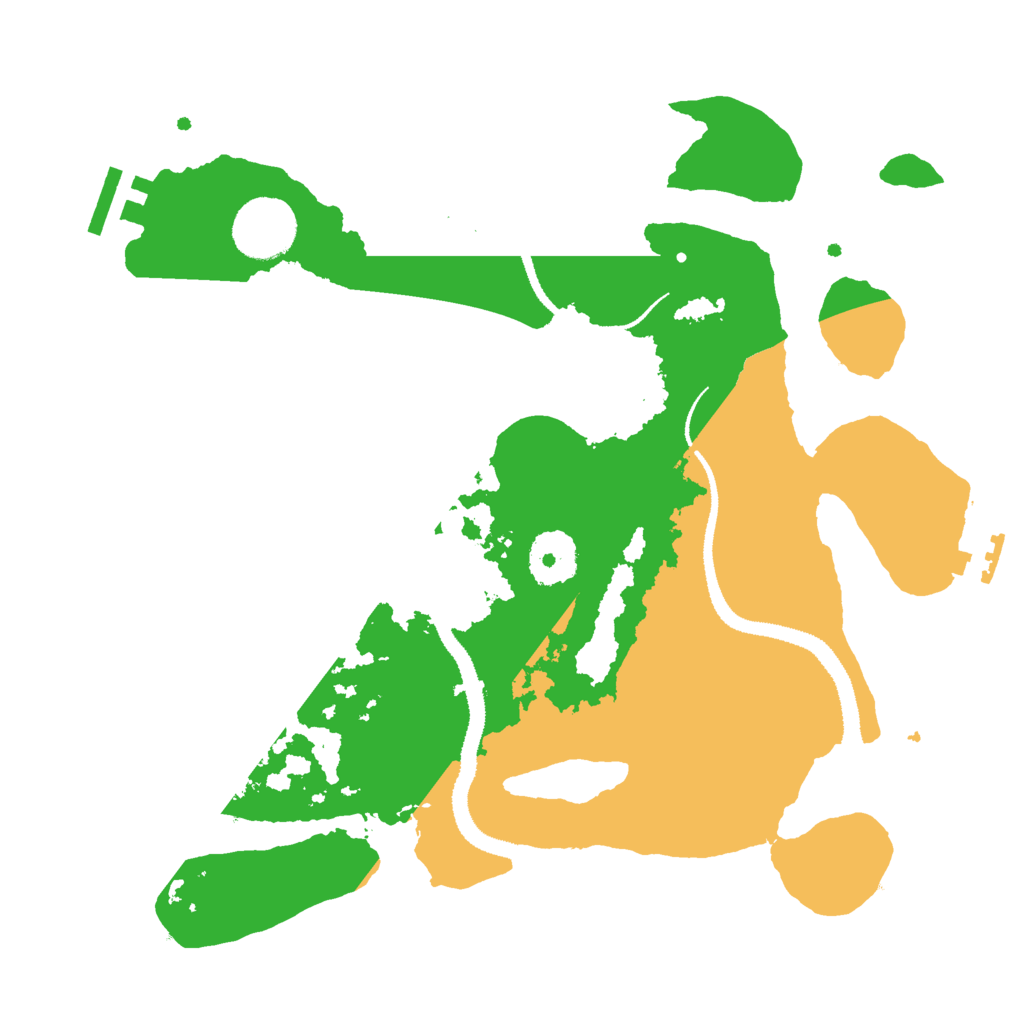 Biome Rust Map: Procedural Map, Size: 3000, Seed: 2137350877