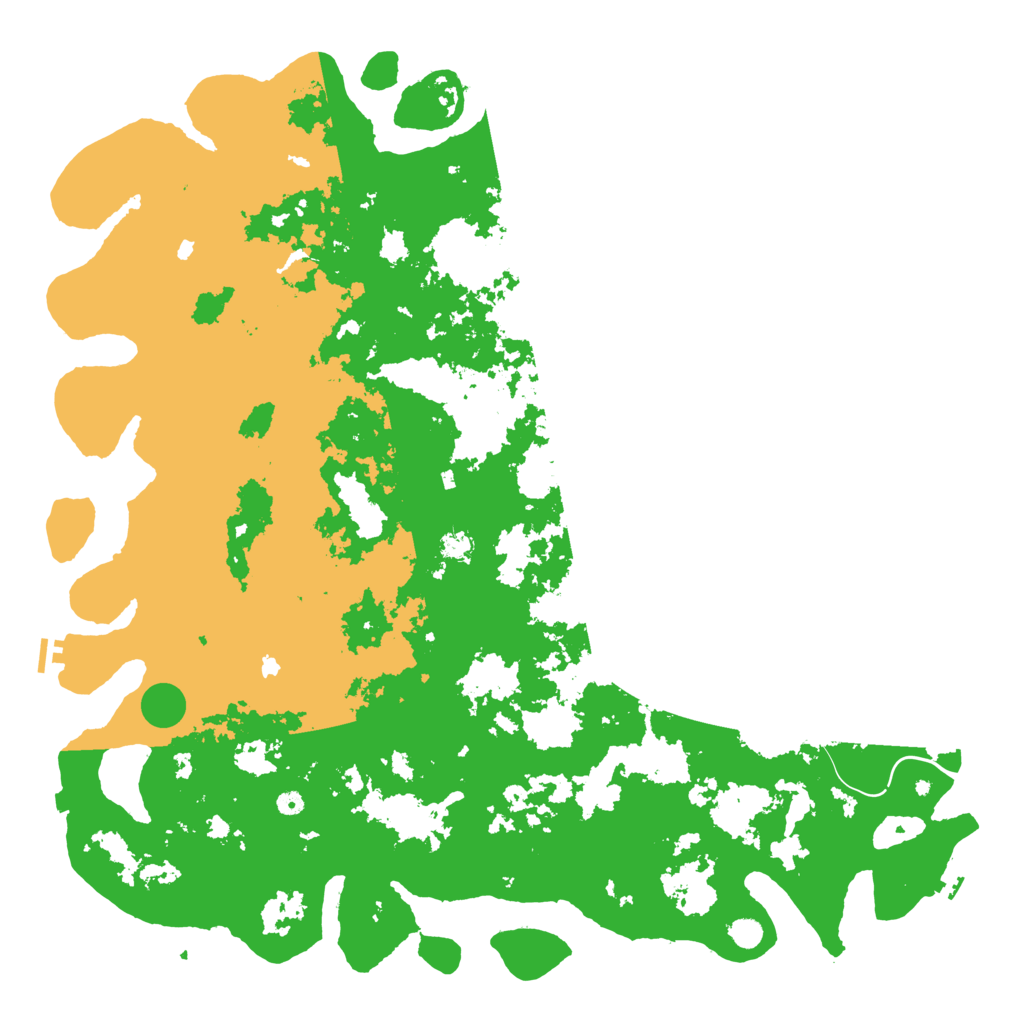 Biome Rust Map: Procedural Map, Size: 6000, Seed: 958093234