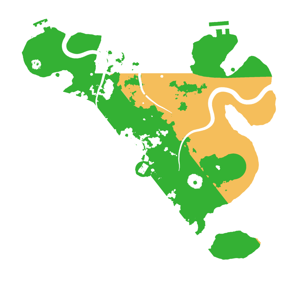 Biome Rust Map: Procedural Map, Size: 3000, Seed: 1065465887