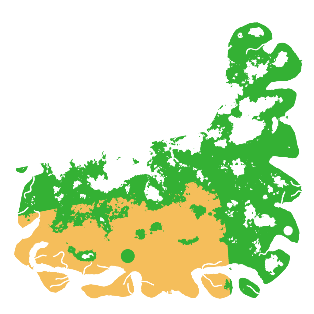 Biome Rust Map: Procedural Map, Size: 6000, Seed: 534