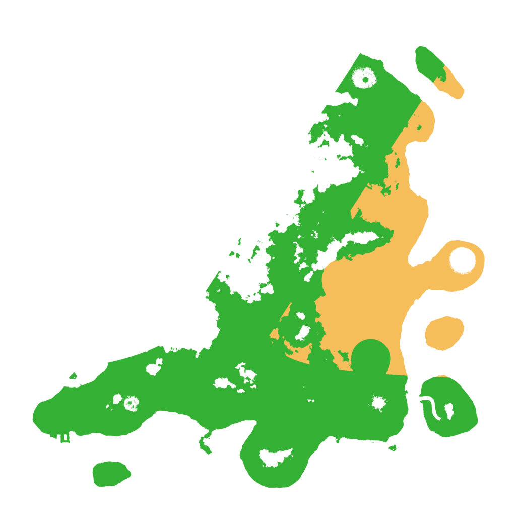 Biome Rust Map: Procedural Map, Size: 3500, Seed: 445136546