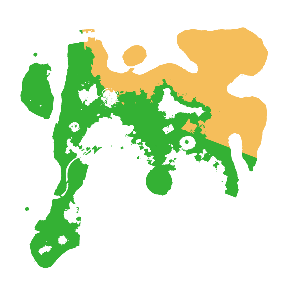 Biome Rust Map: Procedural Map, Size: 3000, Seed: 842888376