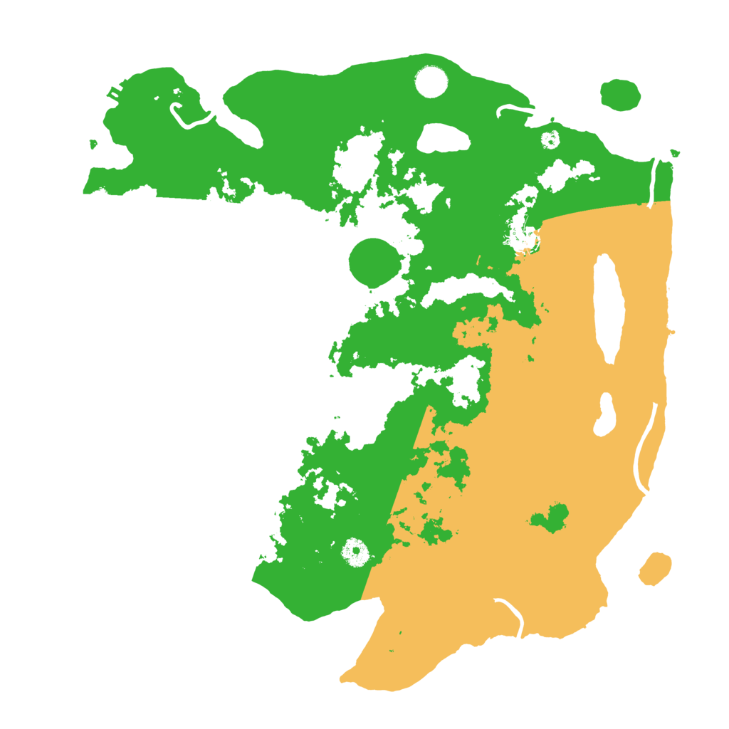 Biome Rust Map: Procedural Map, Size: 4000, Seed: 925765