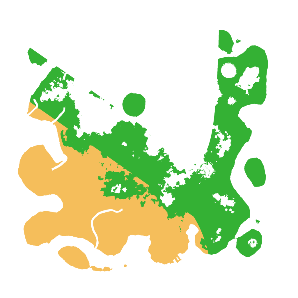 Biome Rust Map: Procedural Map, Size: 3500, Seed: 1646242897