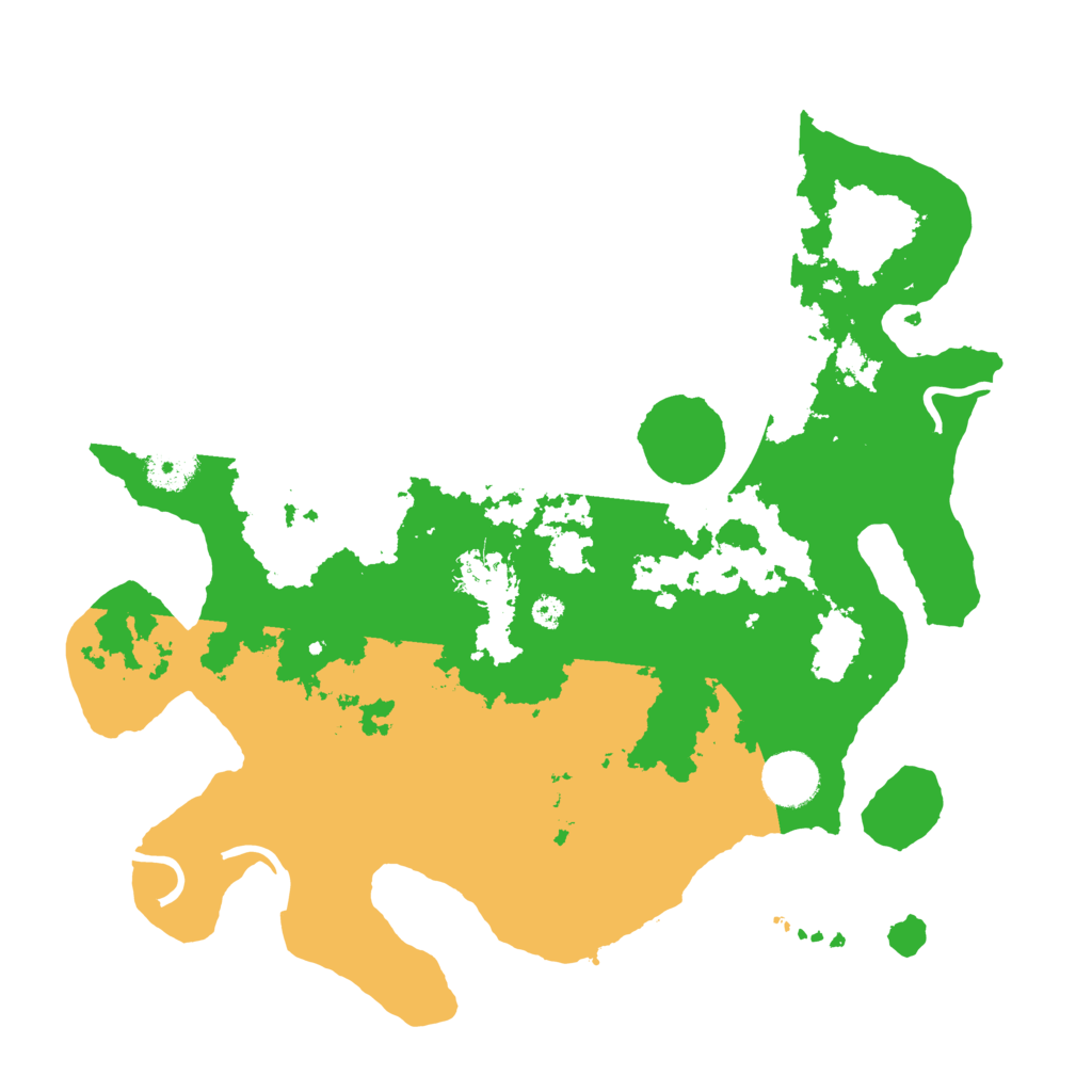 Biome Rust Map: Procedural Map, Size: 3500, Seed: 495351761