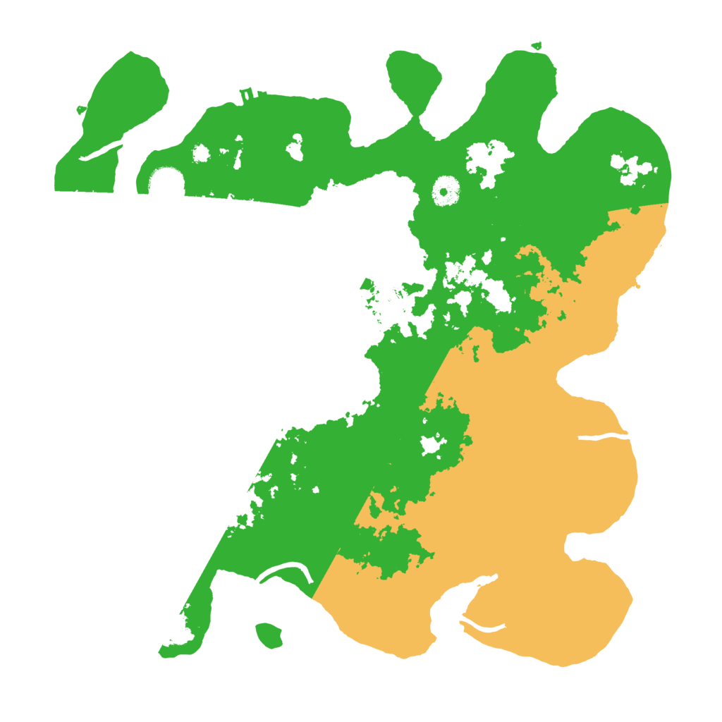 Biome Rust Map: Procedural Map, Size: 3700, Seed: 809365704