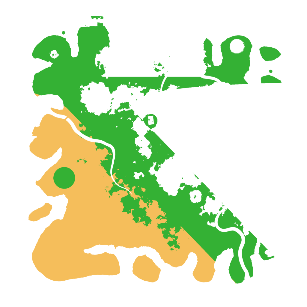 Biome Rust Map: Procedural Map, Size: 3750, Seed: 1821110704