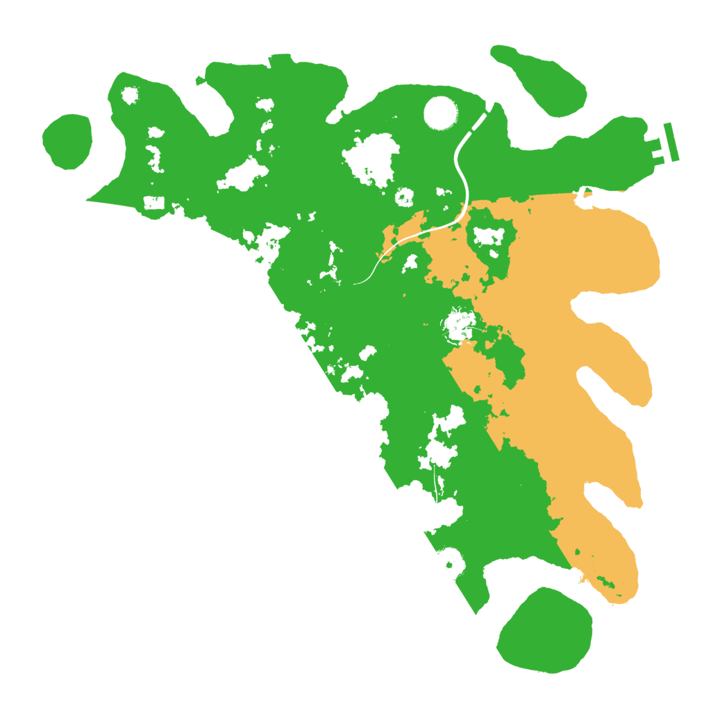 Biome Rust Map: Procedural Map, Size: 3700, Seed: 1471126650