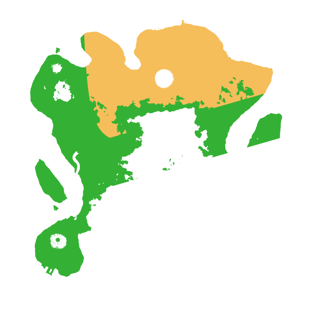 Biome Rust Map: Procedural Map, Size: 3000, Seed: 857005424