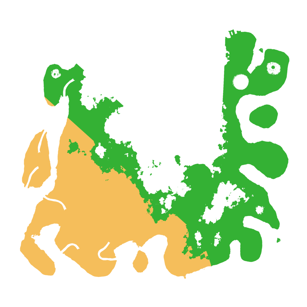 Biome Rust Map: Procedural Map, Size: 3500, Seed: 1092797058