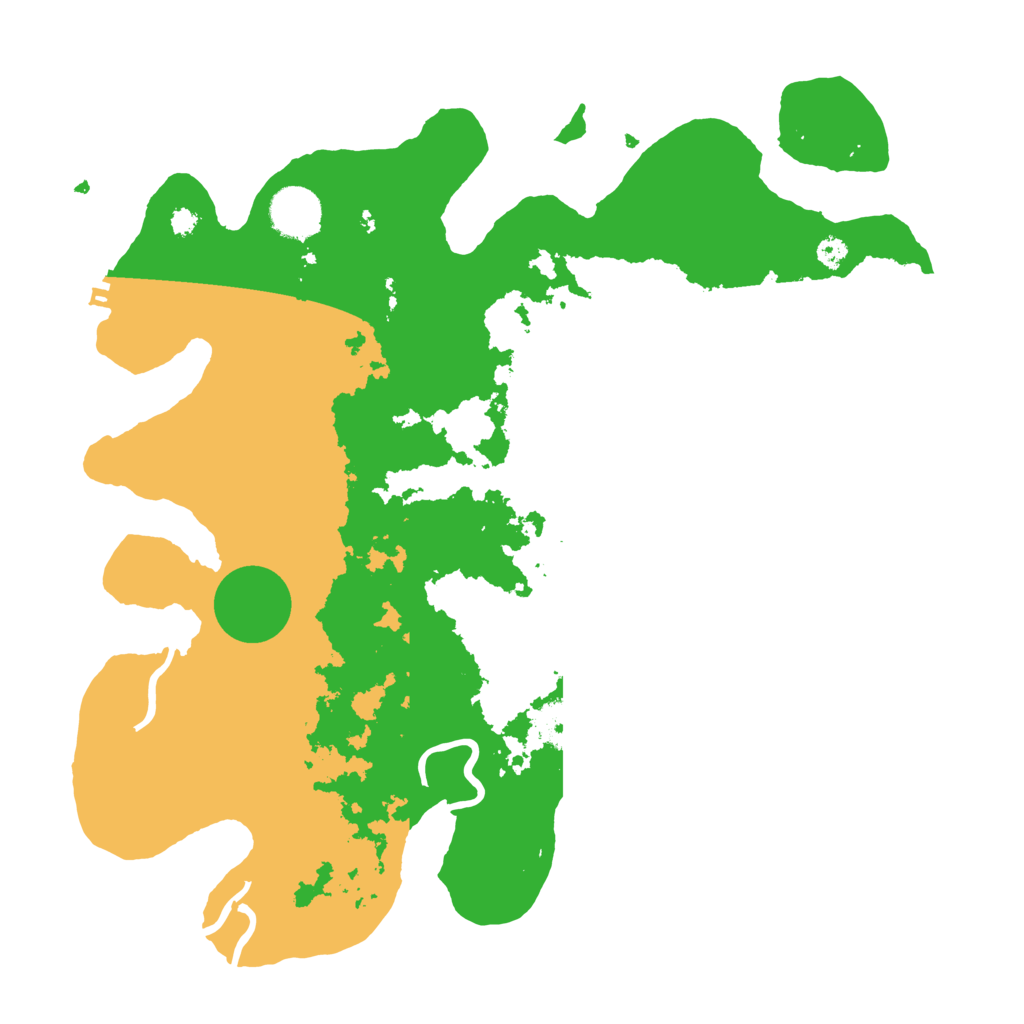 Biome Rust Map: Procedural Map, Size: 3500, Seed: 76679559