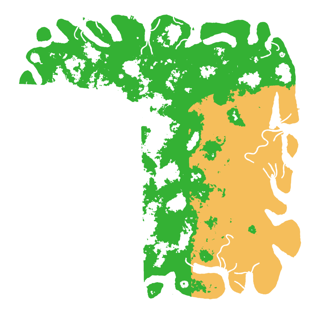 Biome Rust Map: Procedural Map, Size: 6000, Seed: 91827364
