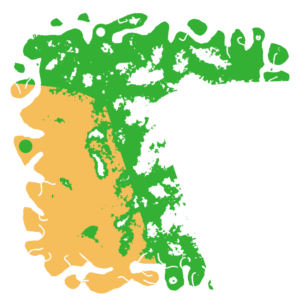 Biome Rust Map: Procedural Map, Size: 6000, Seed: 23032001