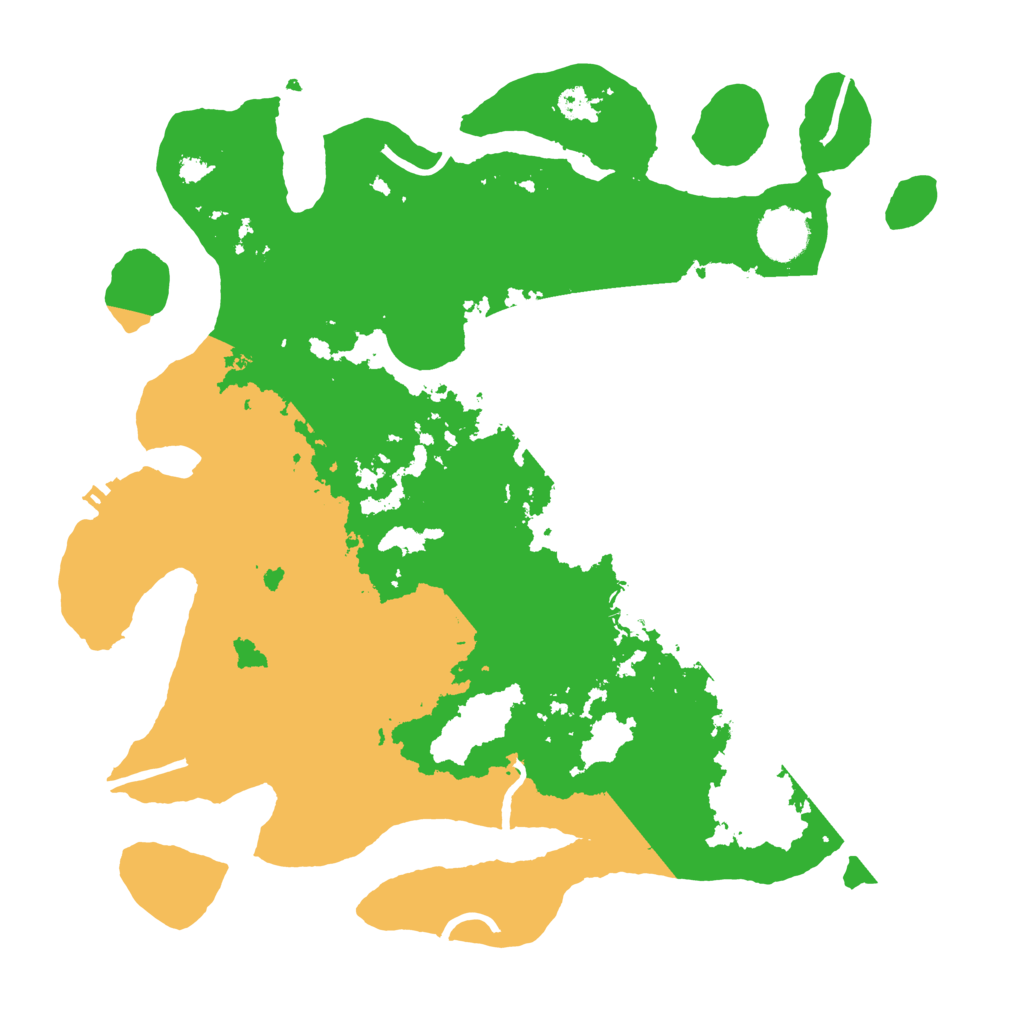 Biome Rust Map: Procedural Map, Size: 3500, Seed: 1086508788