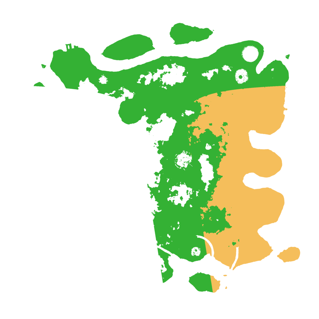 Biome Rust Map: Procedural Map, Size: 3500, Seed: 746741797
