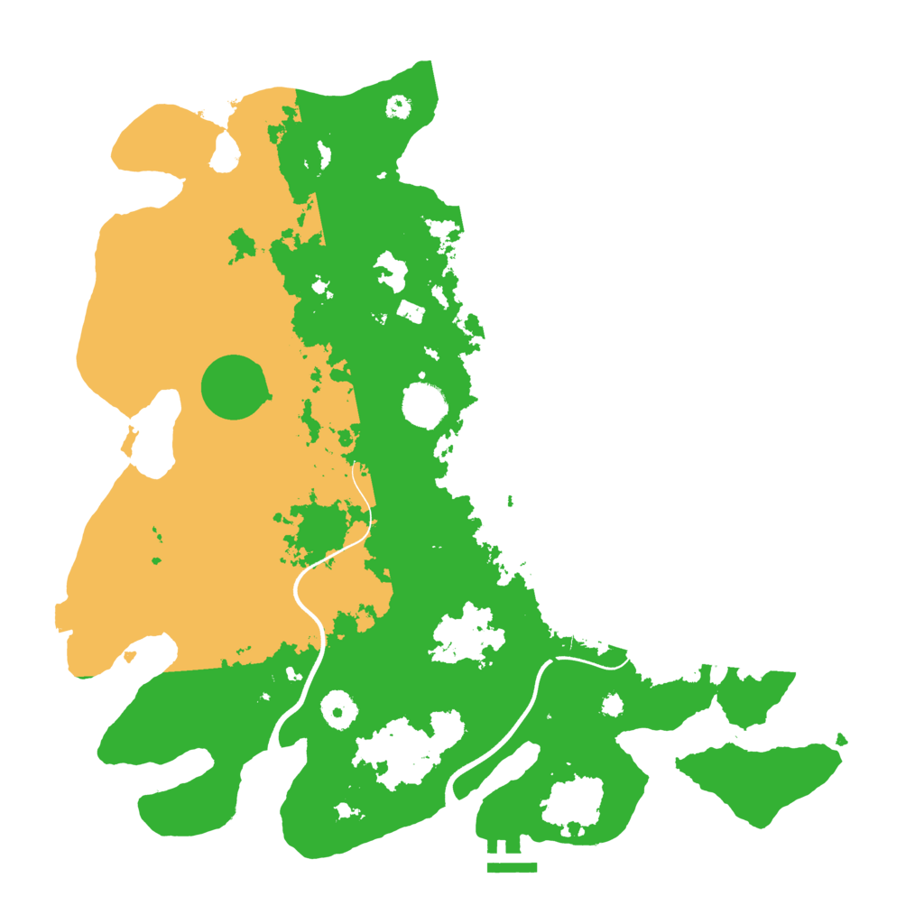 Biome Rust Map: Procedural Map, Size: 3750, Seed: 6189436