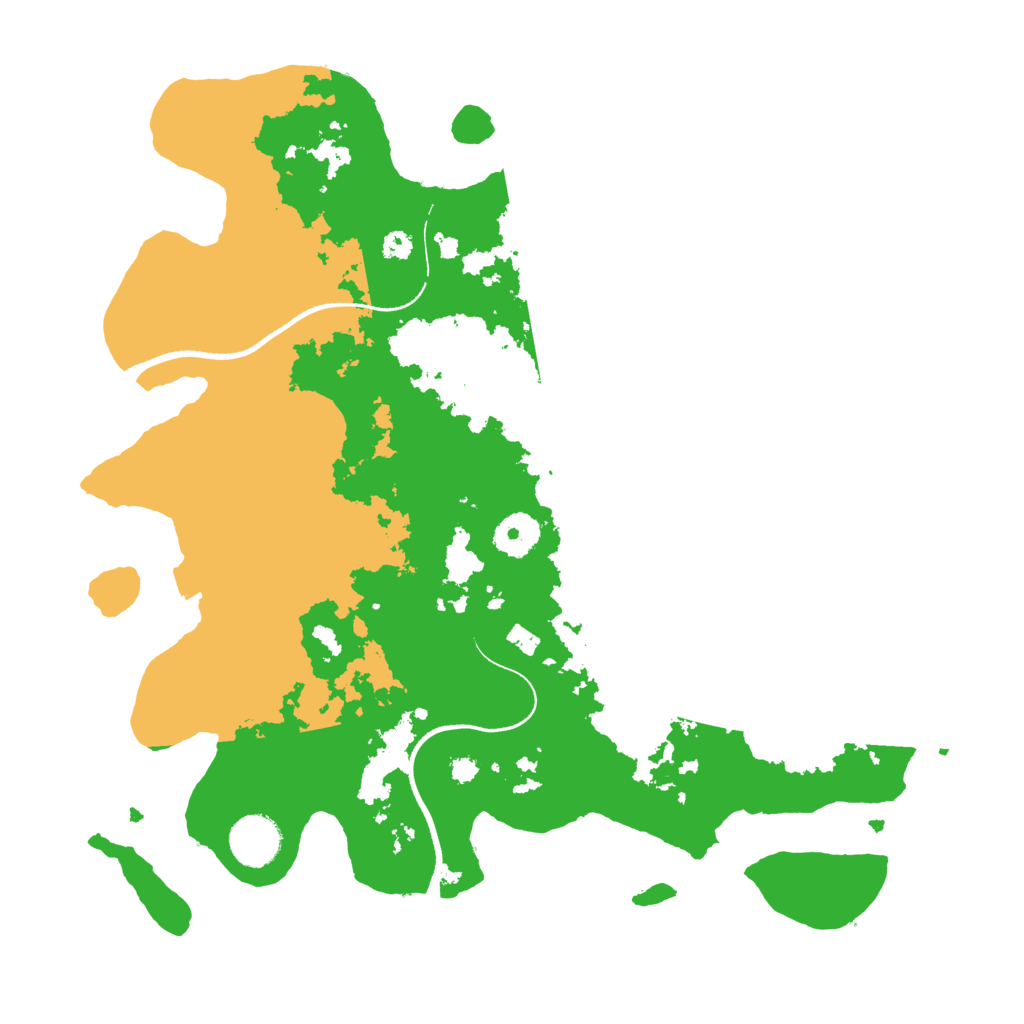 Biome Rust Map: Procedural Map, Size: 3500, Seed: 357972047