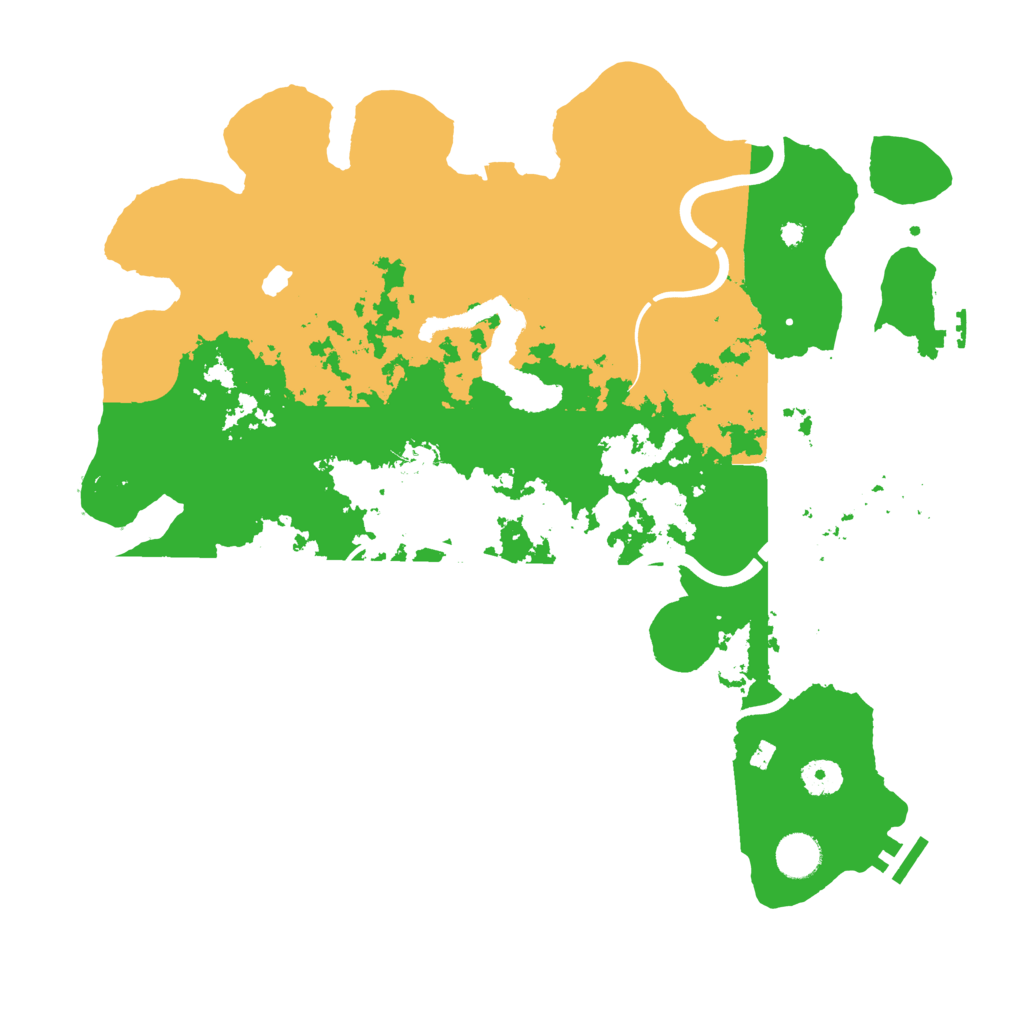Biome Rust Map: Procedural Map, Size: 4000, Seed: 1310747636