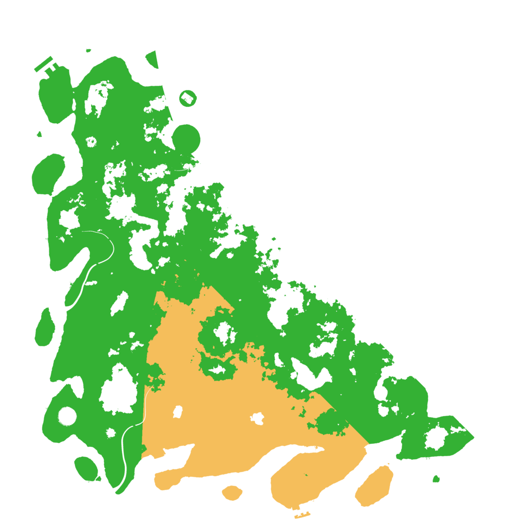 Biome Rust Map: Procedural Map, Size: 5000, Seed: 6795240