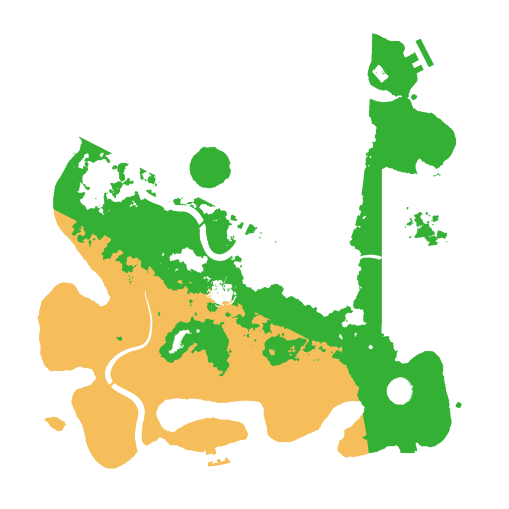 Biome Rust Map: Procedural Map, Size: 3500, Seed: 807146814