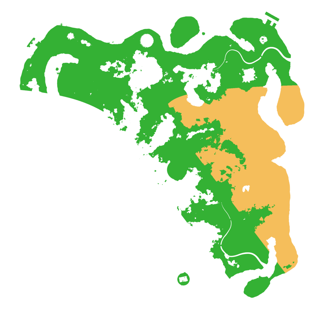 Biome Rust Map: Procedural Map, Size: 4250, Seed: 140197025