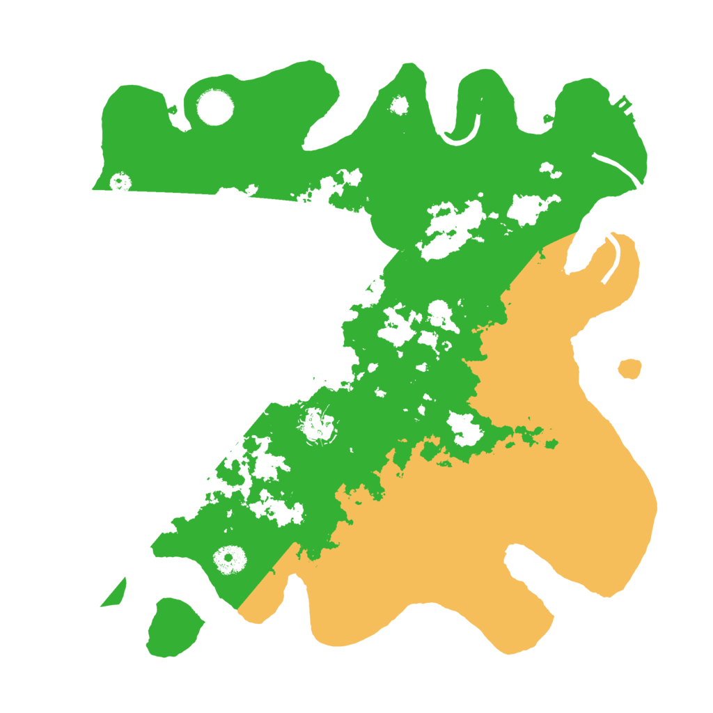 Biome Rust Map: Procedural Map, Size: 3500, Seed: 1124632488