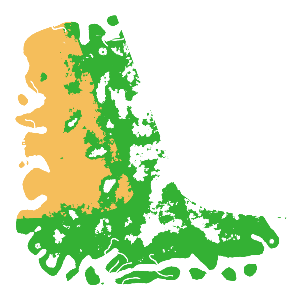 Biome Rust Map: Procedural Map, Size: 5500, Seed: 163855293