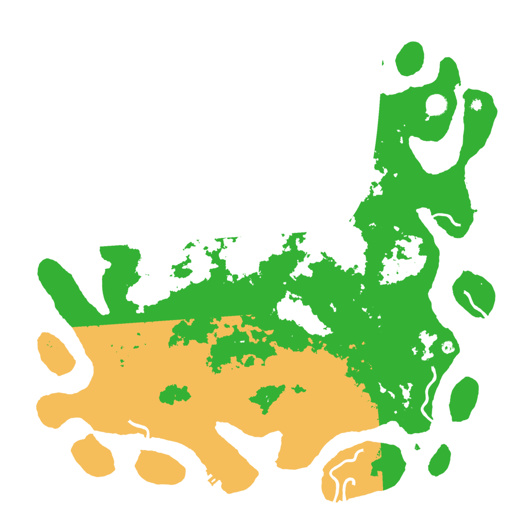 Biome Rust Map: Procedural Map, Size: 4300, Seed: 121252870