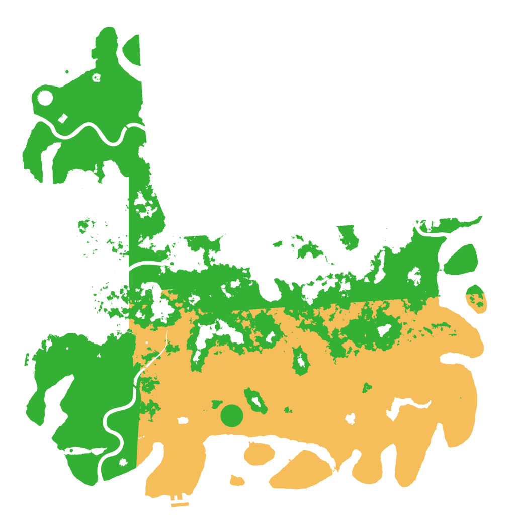 Biome Rust Map: Procedural Map, Size: 6000, Seed: 919194422