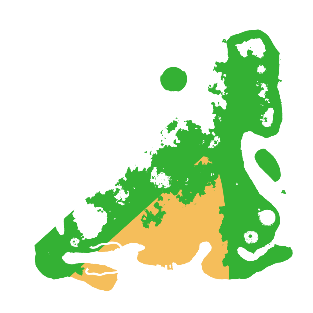 Biome Rust Map: Procedural Map, Size: 3500, Seed: 1808209638