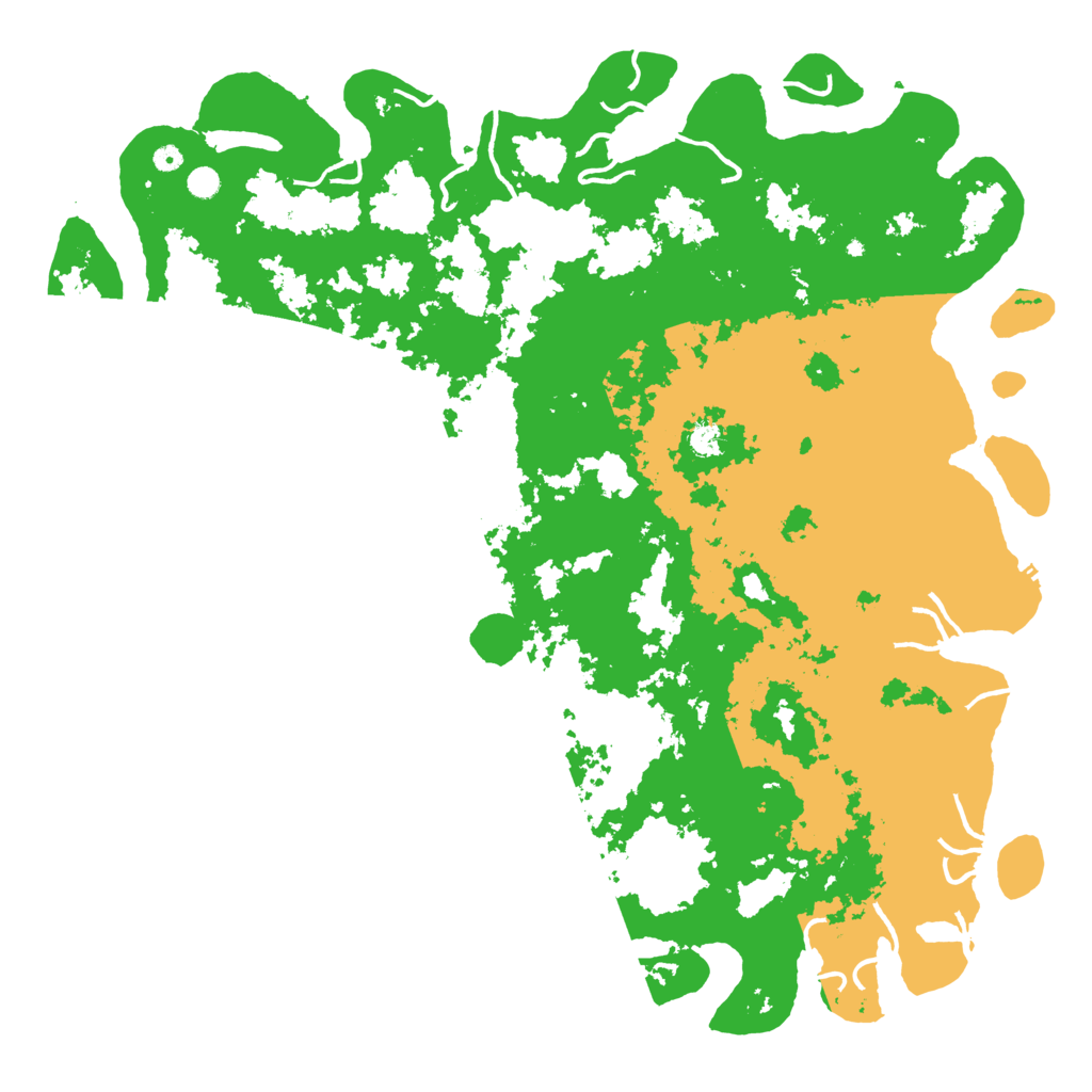 Biome Rust Map: Procedural Map, Size: 6000, Seed: 22357111