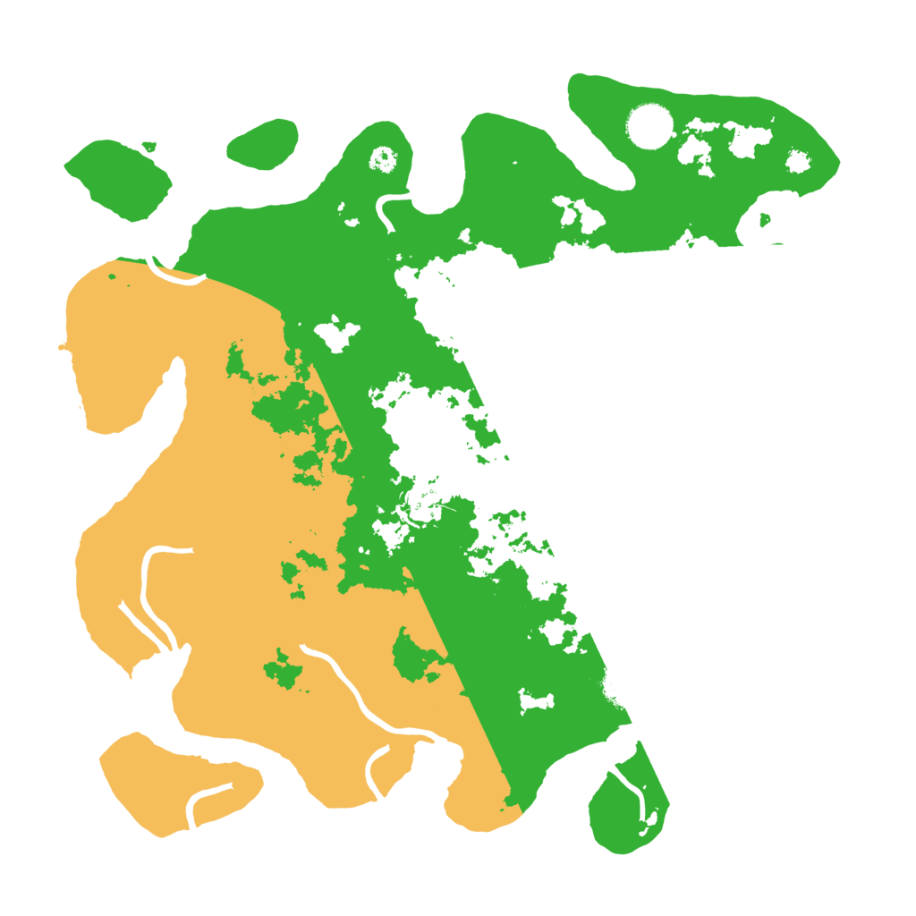 Biome Rust Map: Procedural Map, Size: 3500, Seed: 392304180