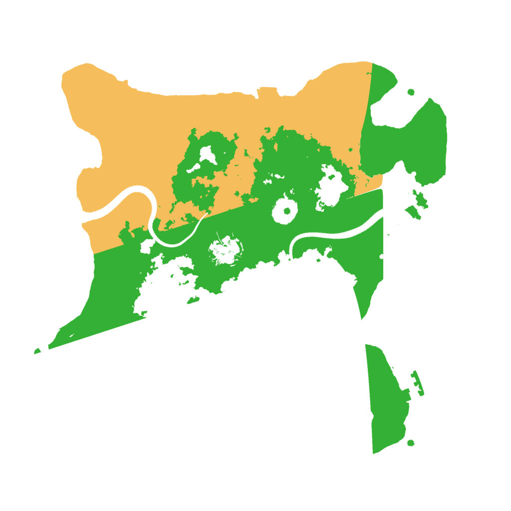 Biome Rust Map: Procedural Map, Size: 3000, Seed: 17950