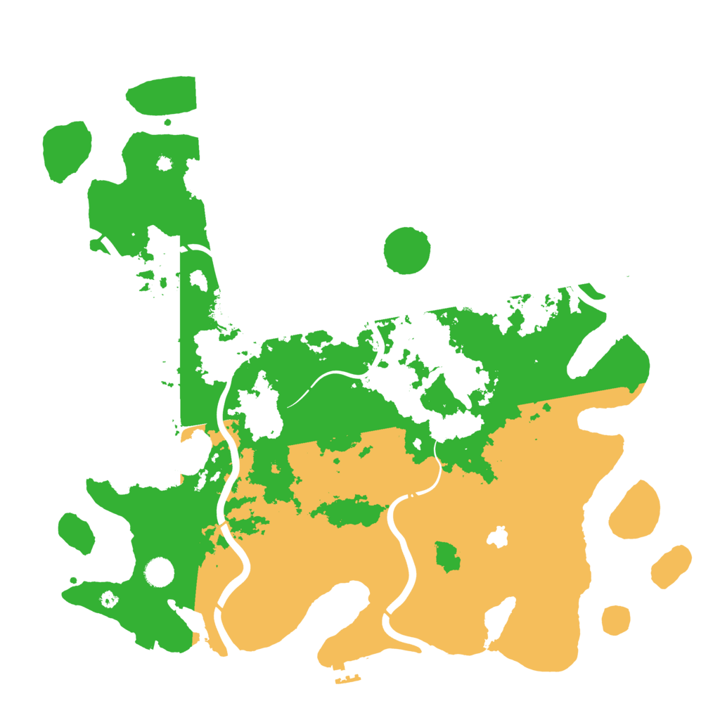 Biome Rust Map: Procedural Map, Size: 4300, Seed: 689100680