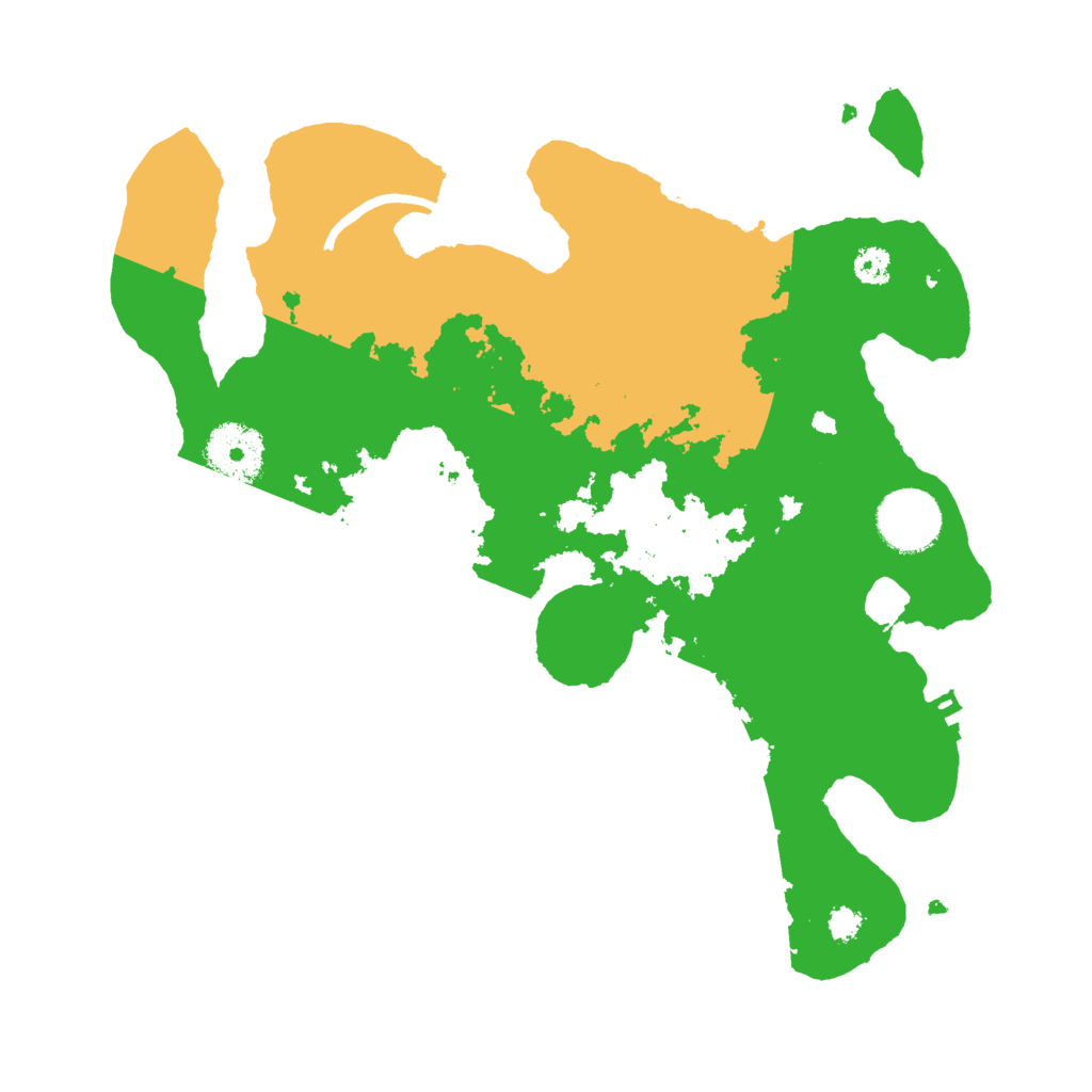Biome Rust Map: Procedural Map, Size: 3000, Seed: 6582104
