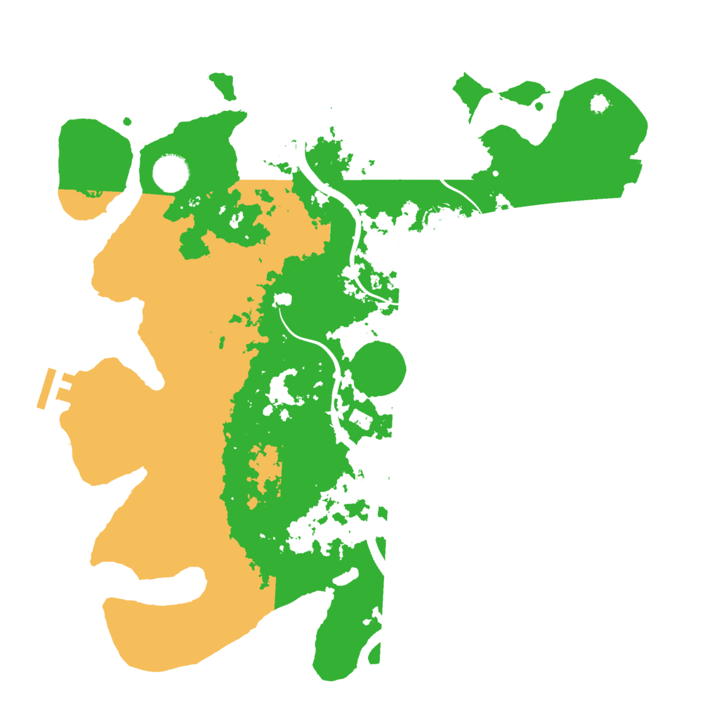 Biome Rust Map: Procedural Map, Size: 3500, Seed: 908991787