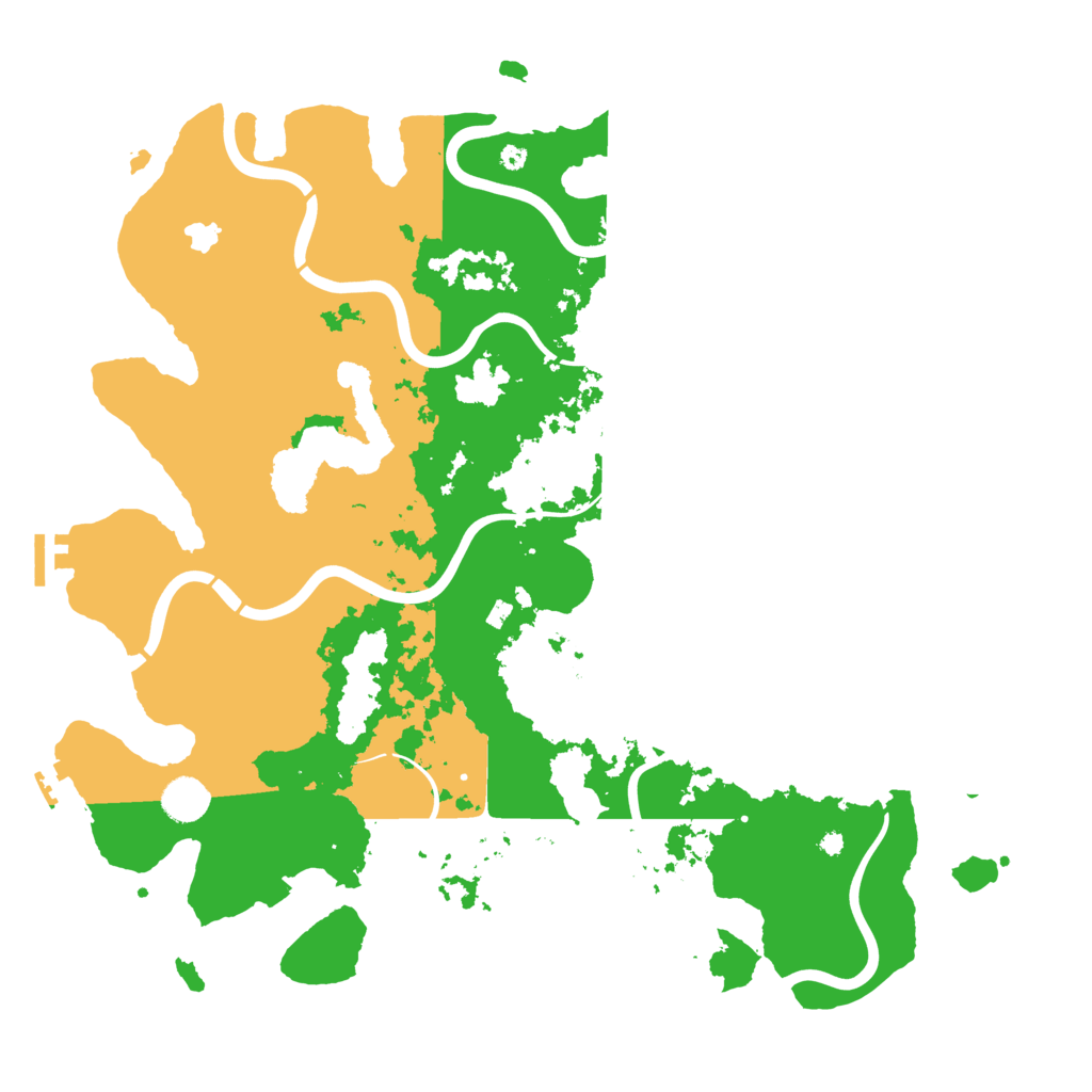 Biome Rust Map: Procedural Map, Size: 4250, Seed: 47788334