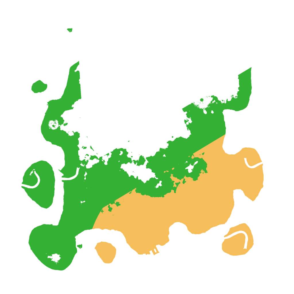 Biome Rust Map: Procedural Map, Size: 3000, Seed: 6528093