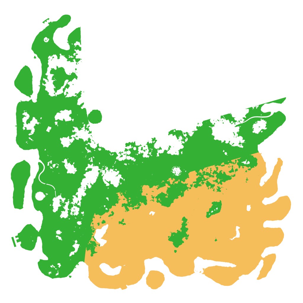 Biome Rust Map: Procedural Map, Size: 6000, Seed: 689877