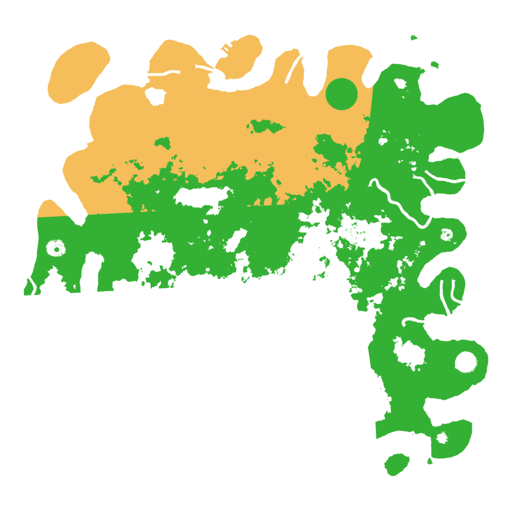 Biome Rust Map: Procedural Map, Size: 4250, Seed: 534345573