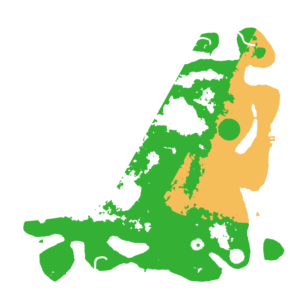 Biome Rust Map: Procedural Map, Size: 3700, Seed: 708610609