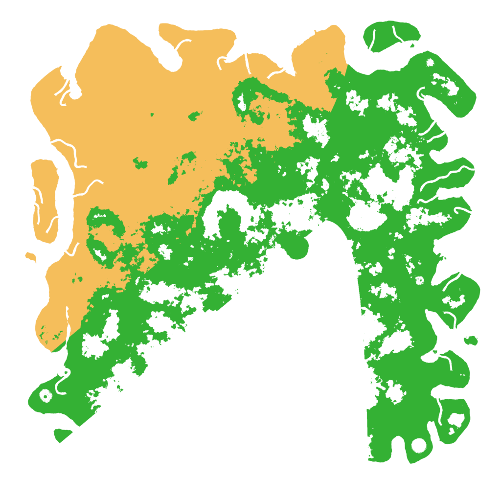 Biome Rust Map: Procedural Map, Size: 6000, Seed: 89675