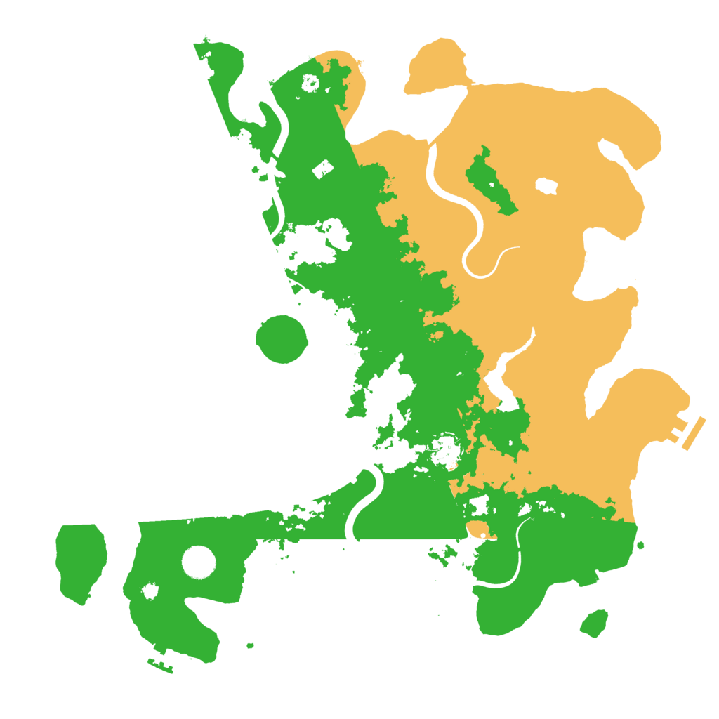 Biome Rust Map: Procedural Map, Size: 4000, Seed: 1407