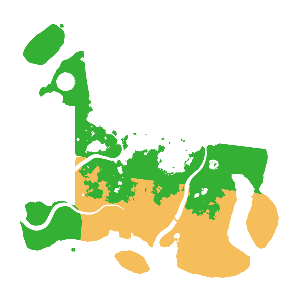 Biome Rust Map: Procedural Map, Size: 3000, Seed: 2107065303